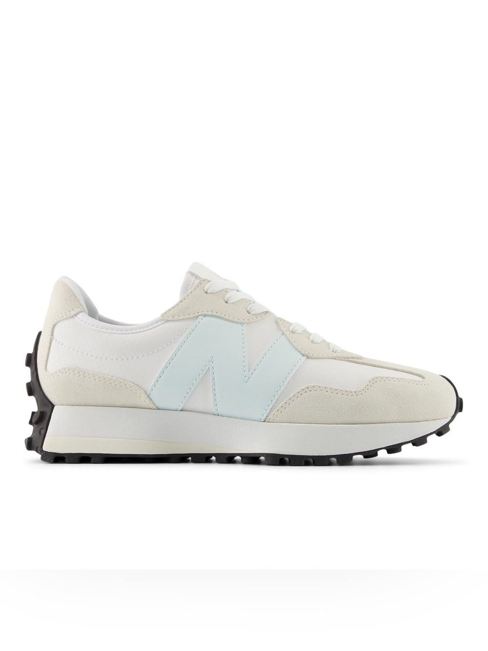 New Balance 327 White/Glint Blue Women size 6.5/7/7.5 W32812I